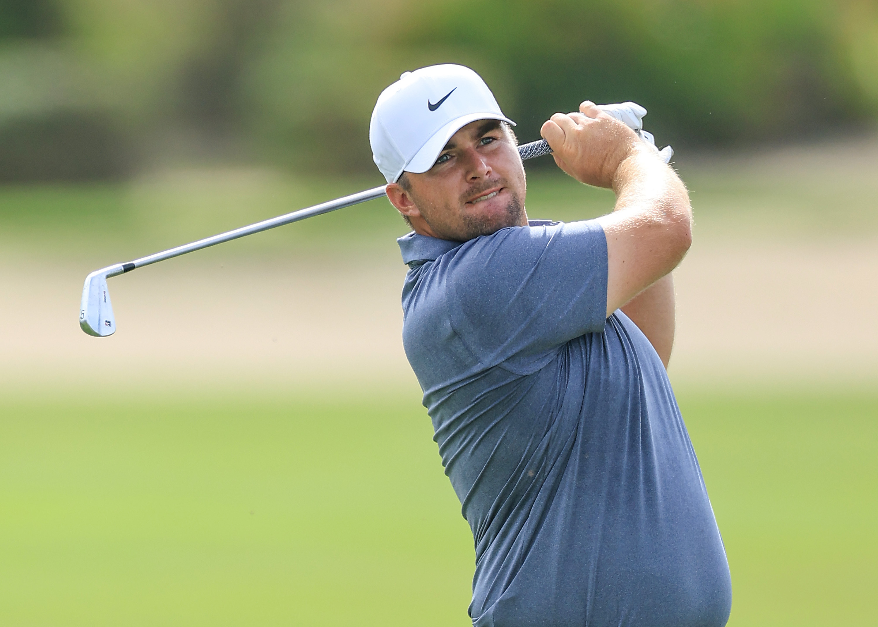 Chris Gotterup hits an iron