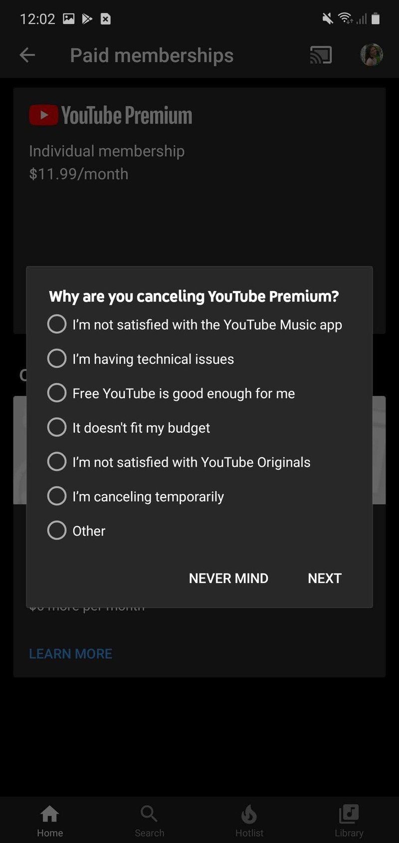 How to cancel YouTube Music | Android Central