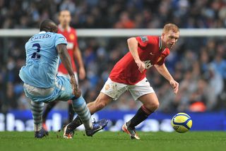 Paul Scholes return from retirement was announced on the day of Manchester United's FA Cup tie at rivals Manchester City