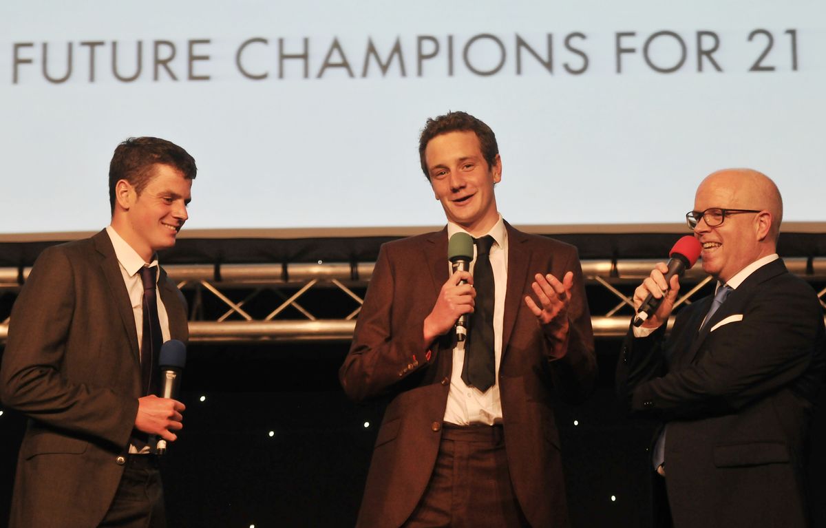 Triathletes Jonny and Alistair Brownlee were also in attendance