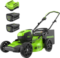 Greenworks 80V 21" Brushless Cordless (Push) Lawn Mower:&nbsp;was $499 now $399 @ Amazon