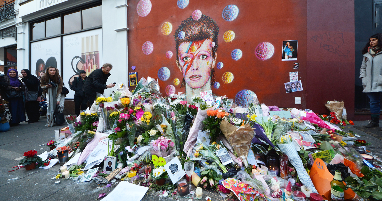 Bowie tribute in brixton