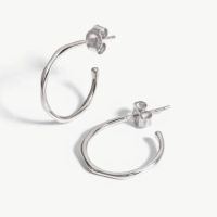 Missoma Small Molten Hoop Earrings: £59.00