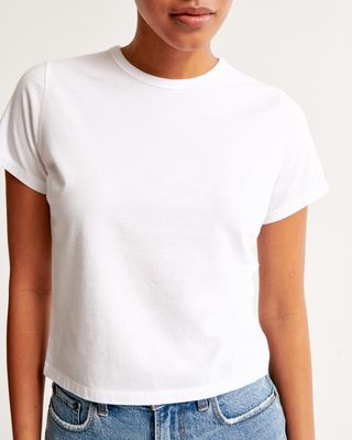 Essential Polished Body-Skimming Tee