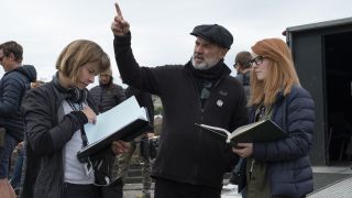 Sam Mendes directing on location for 1917