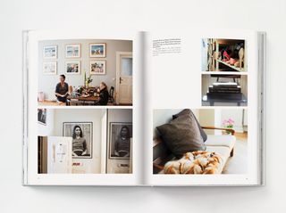 A spread from the chapter on fashion stylist Kirsten Hermann’s Berlin apartment, reflecting her two great passions