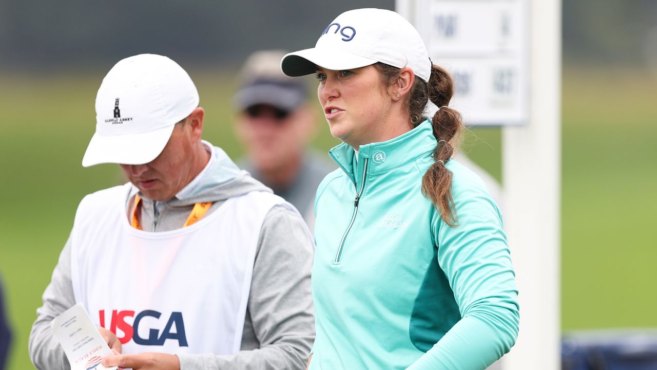 Irish amateur Aine Donegan at the 2023 US Women&#039;s Open