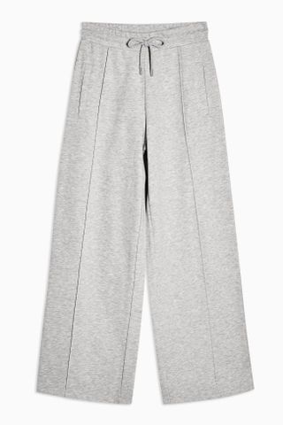 Topshop Grey Slouch Wide Leg Joggers