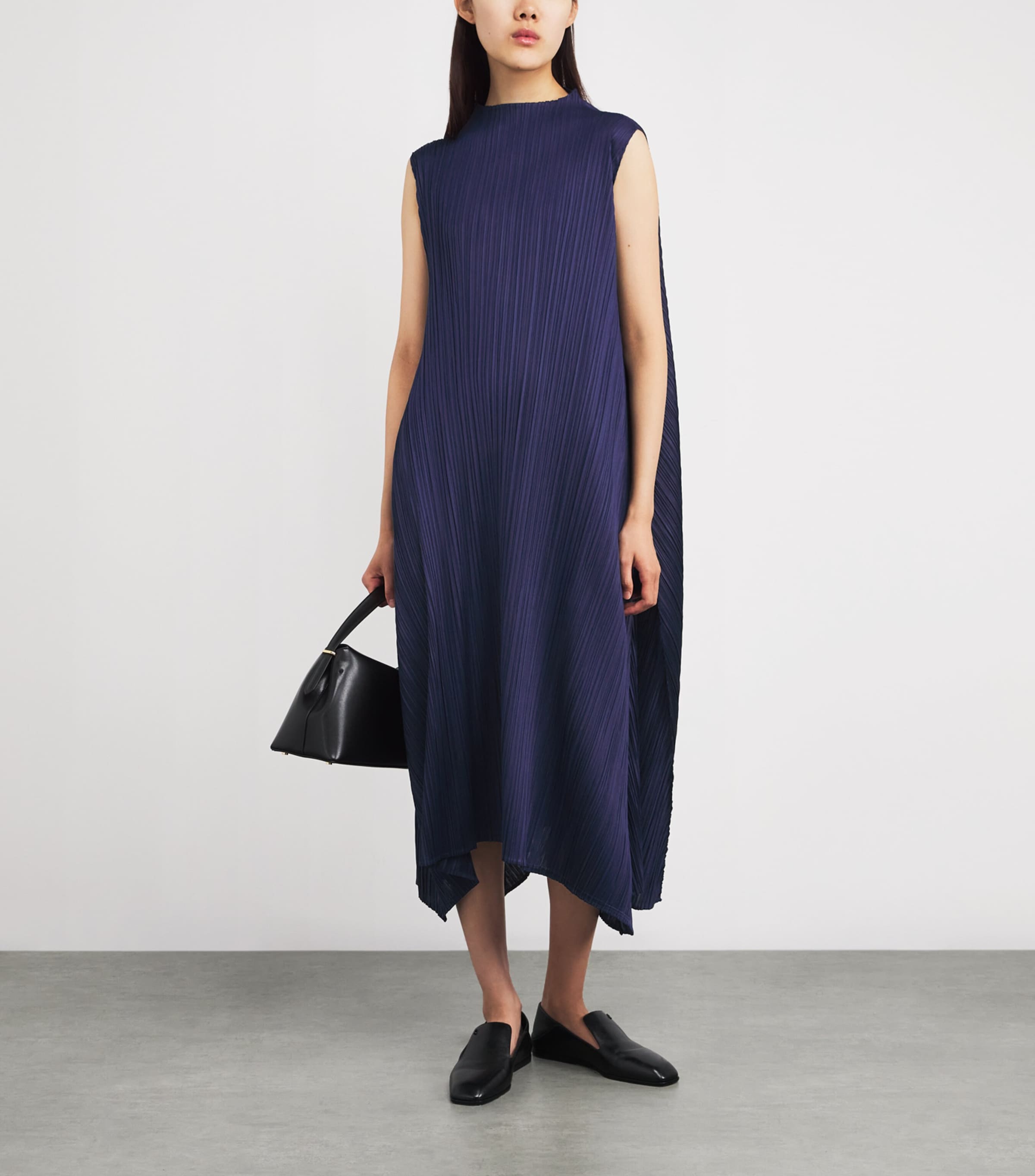 Pleats Please Issey Miyake Efficient Square 2 Midi Dress