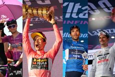 The jerseys of the Giro d'Italia