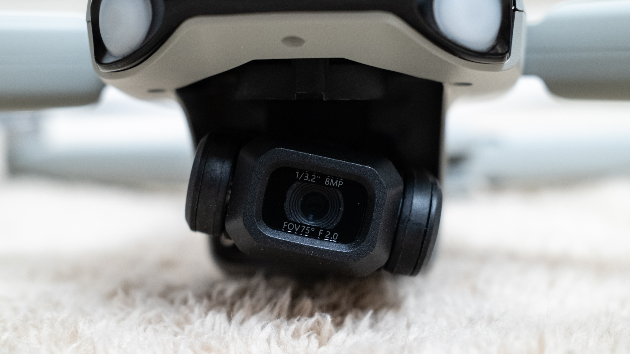 Ruko F11PRO 2 camera and gimbal close up