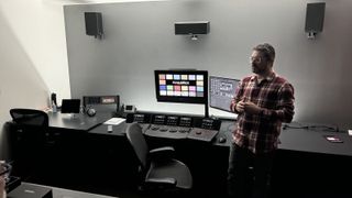 A photo of one of Company3's mastering suites