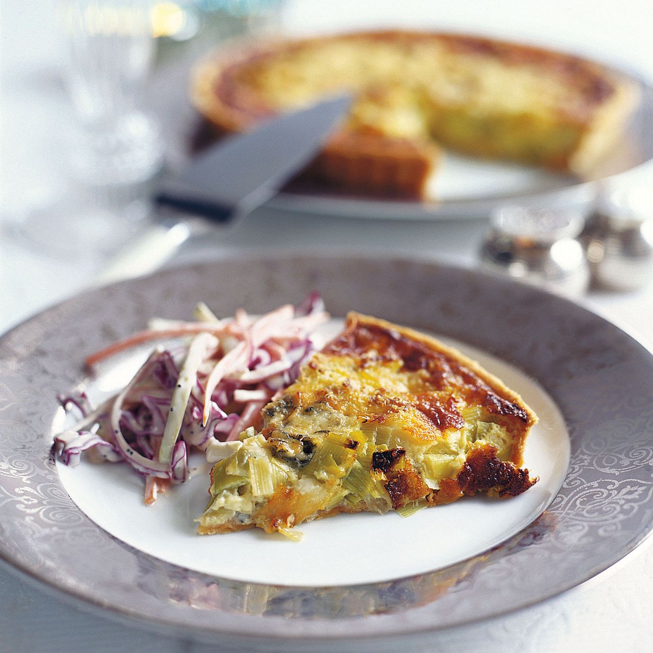 Leek and Dolcelatte Tart Recipe-tart recipes-recipe ideas-new recipes-woman and home