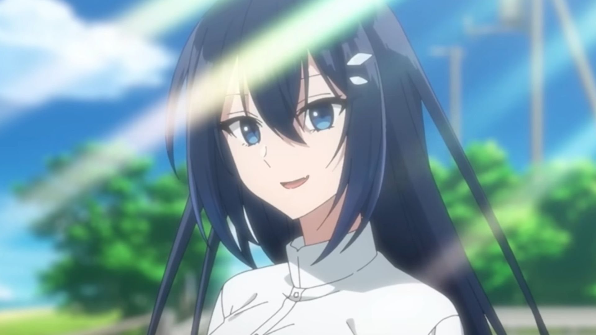 A smiling Shiori Oumi in This Monster Wants to Eat Me