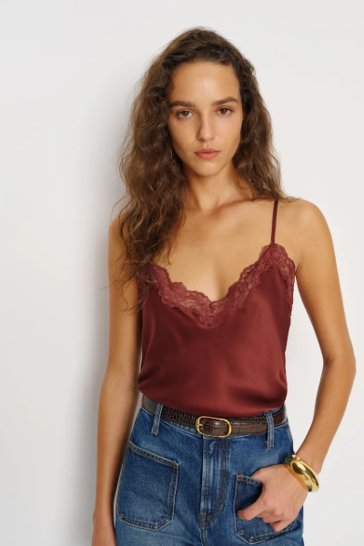 Reformation, Teddy Silk Top