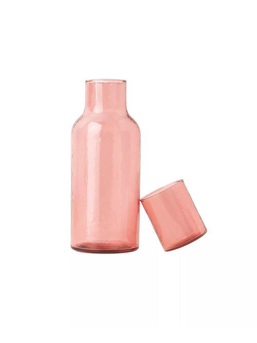 Glass Carafe and Cup