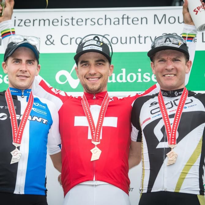 Elite men's podium