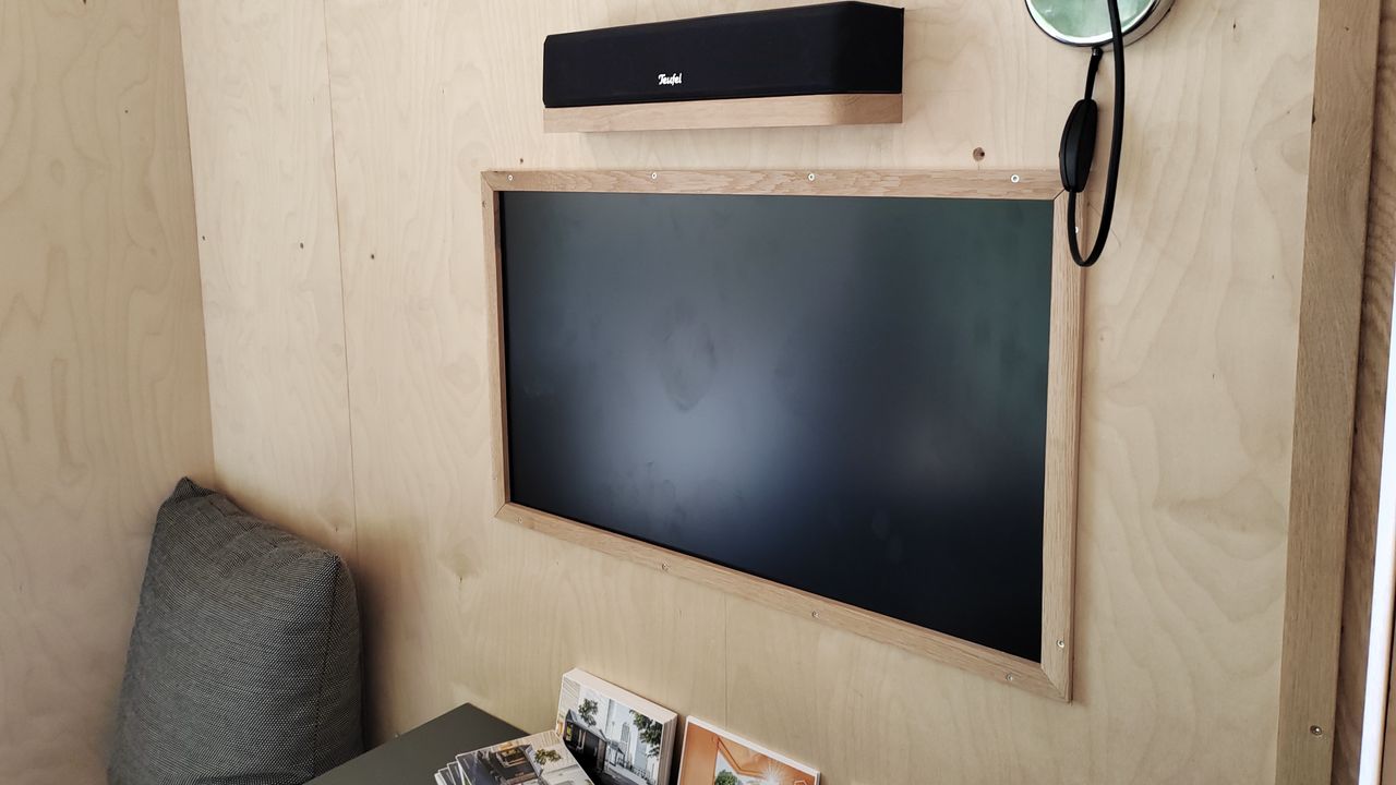 The display inside the Tiny Space cabin