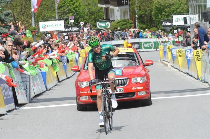 David Veilleux (Team Europcar) wins the opening stage at the Dauphine