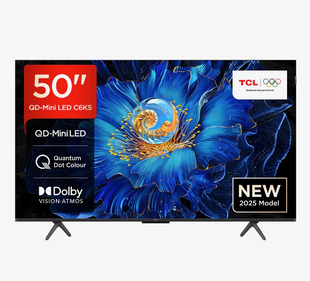 A TCL C6KS TV on a white background.