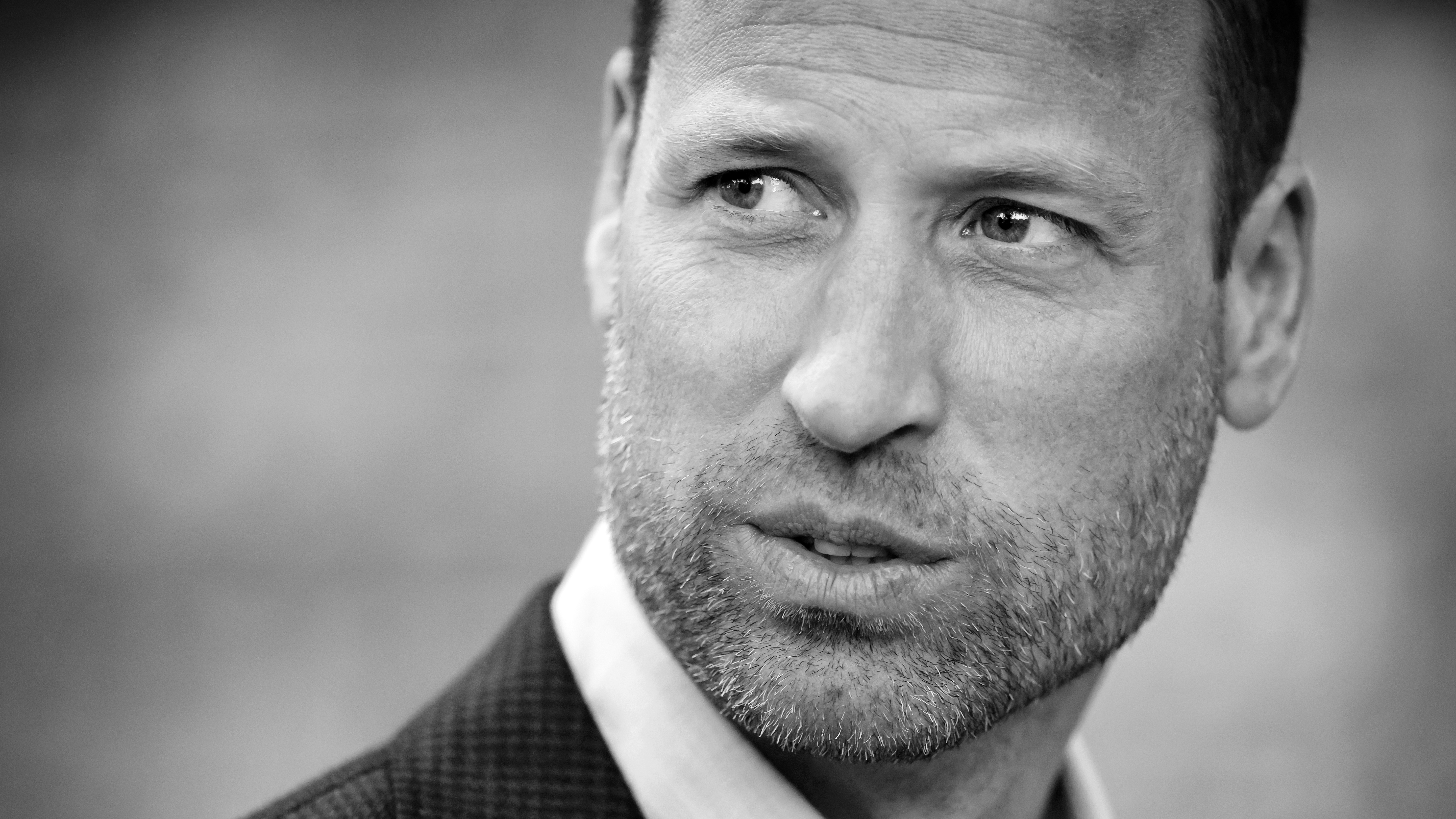 Black and white photograph of The Prince of Wales