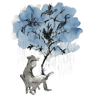 Quentin Blake's ‘Anthology of Readers’ at Shapero Rare Books, December 2019