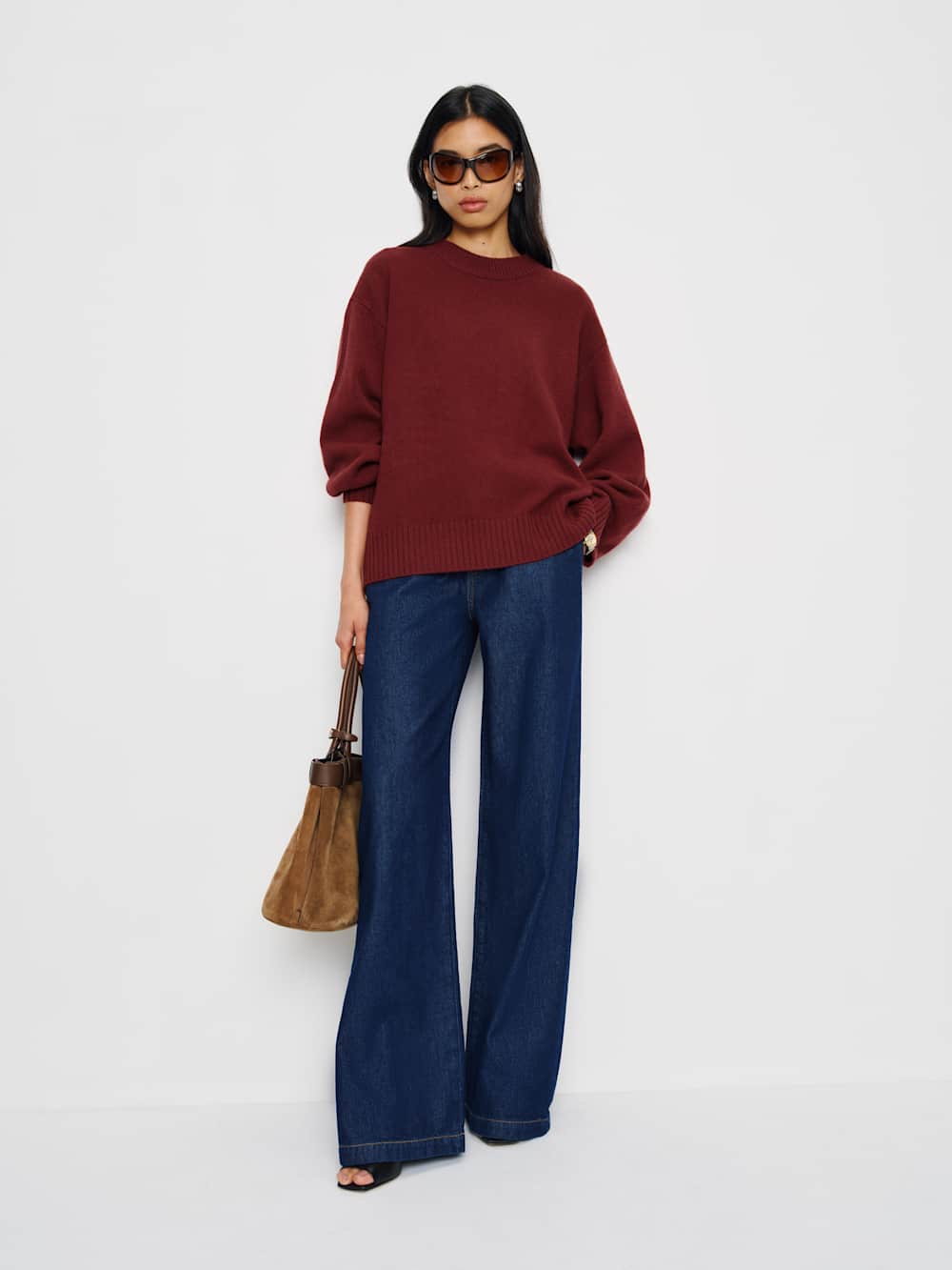 Cove Cashmere Oversized Crew