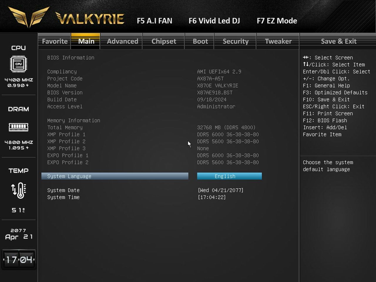 Biostar X870E Valkyrie