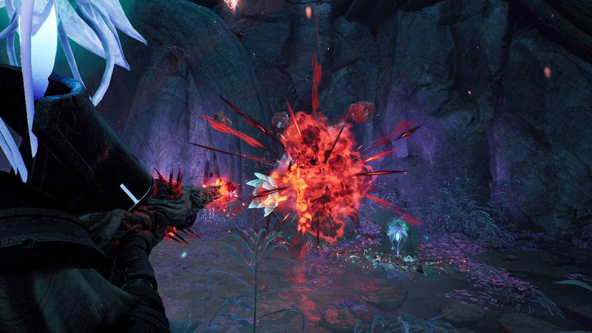 Captura de pantalla de Remnant 2 del arma Thorn.