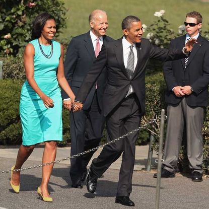 Barack & Michelle Obama & Joe Biden