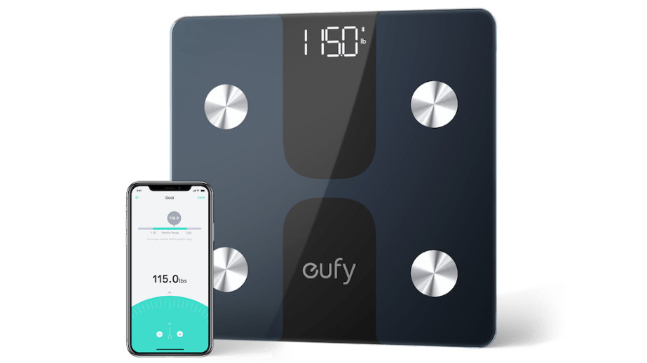 Eufy Smart Scale C1 valkoisella taustalla