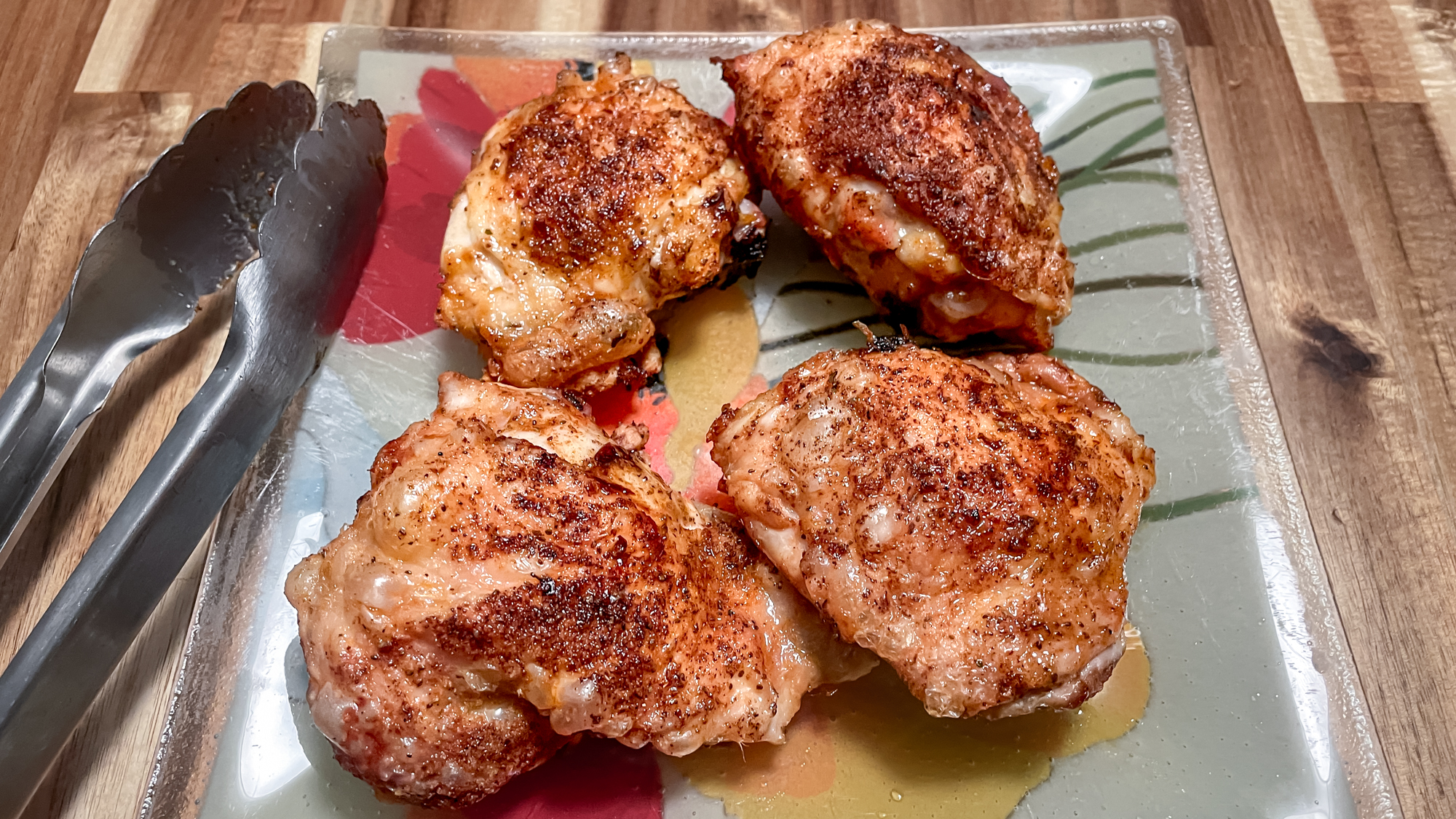 Chicken cooked with the Cosori Iconic Air Fryer