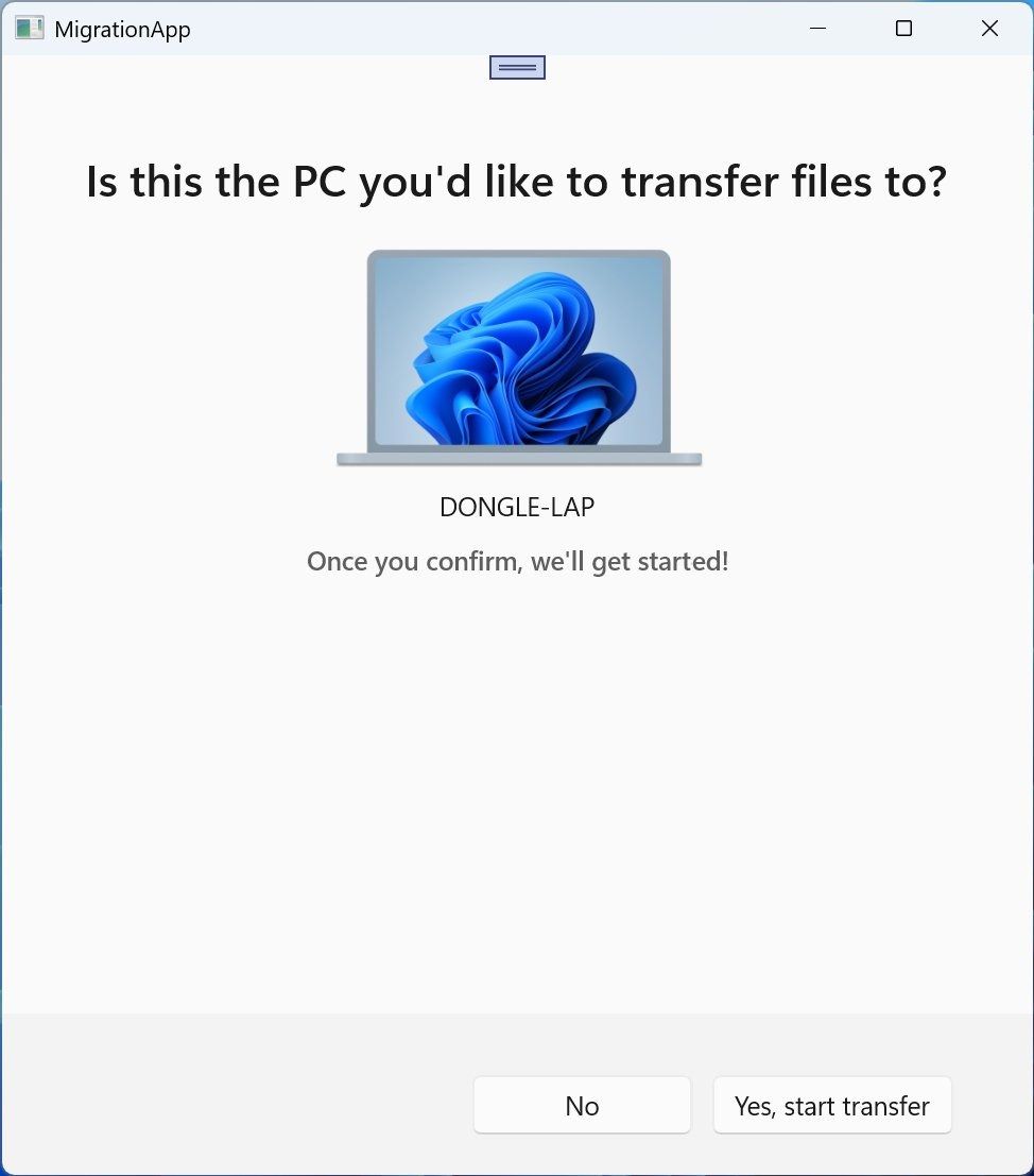 Windows 11 Migration images