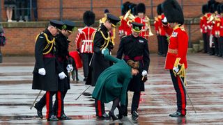 Kate Middleton with her heel stuck at a St Patrick's Day parade
