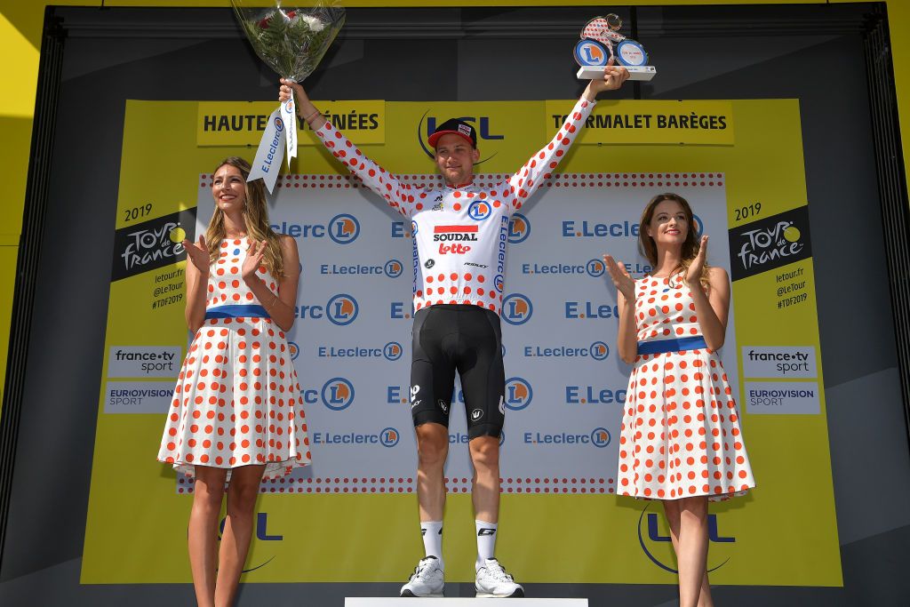 Tim Wellens (Lotto Soudal) retains the polka dot jersey