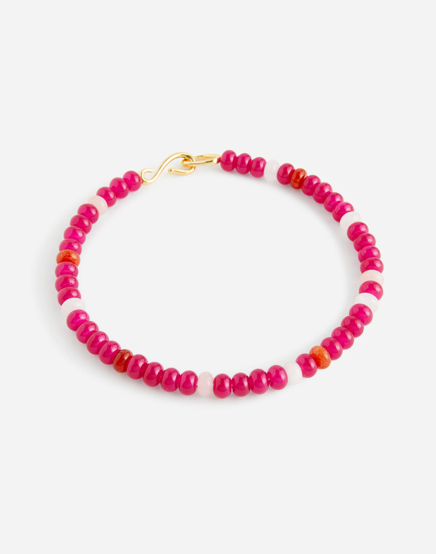 MW, Semiprecious Chunky Beaded Choker Necklace