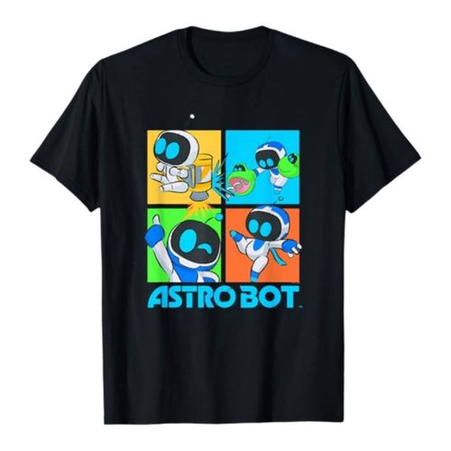 Astro Bot Rescue Mission Fighting Pose Video Game T-Shirt