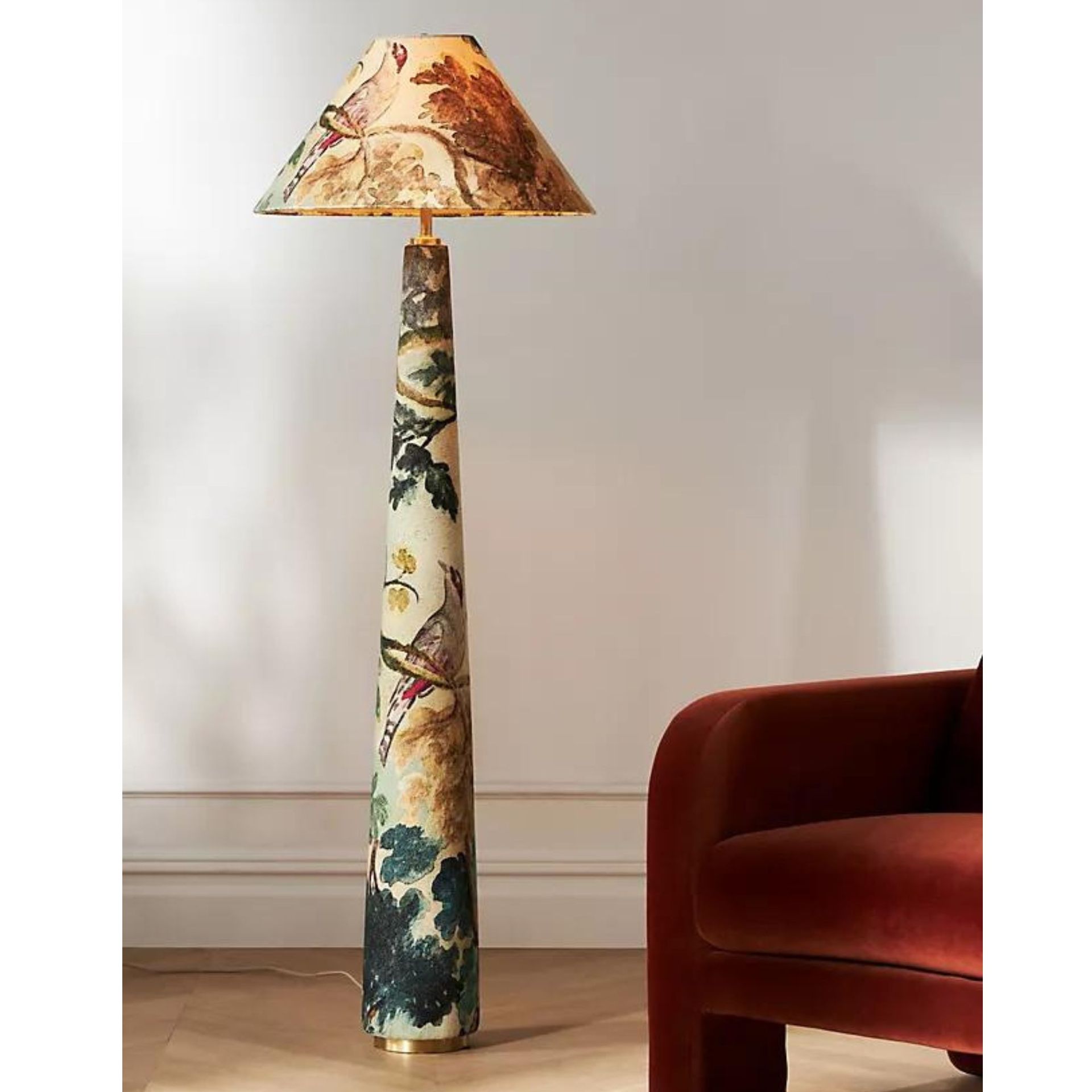 anthropoloogie floral floor lamp