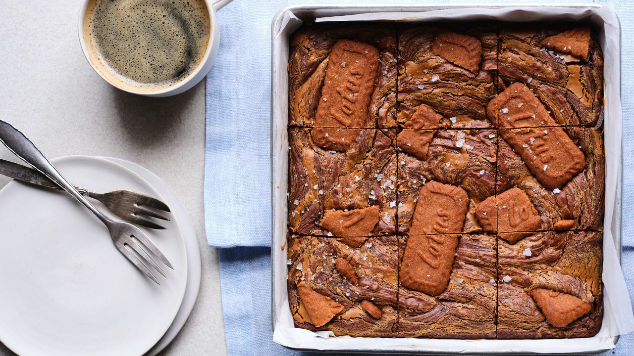 Biscoff brownies 