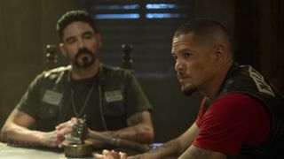 Clayton Cardenas and JD Pardo in Mayans M.C.