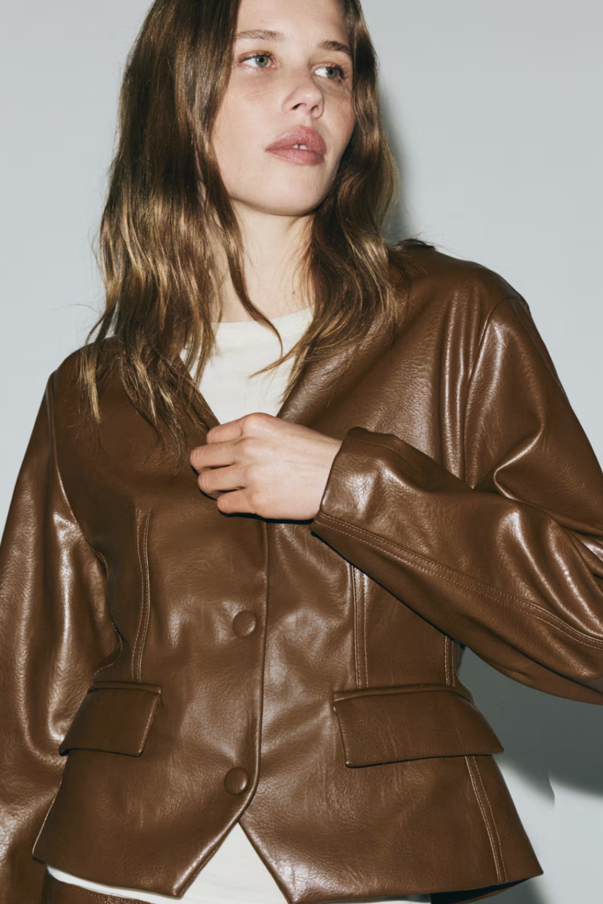 H&amp;M, Coated Jacket