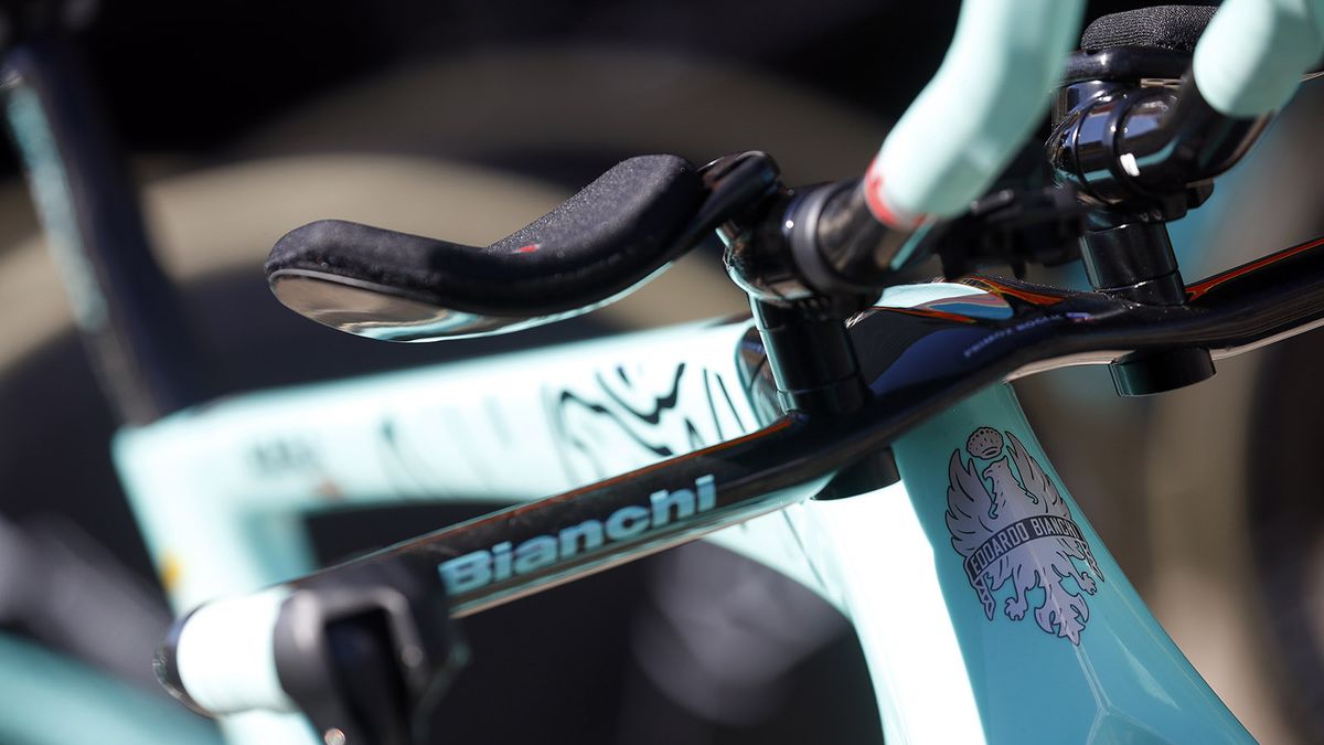 A small amount of padding for the forearms on the handlebar extensions