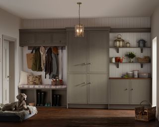 Mink boot room by Laura Ashley Kitchens