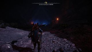 Aloy stands in front of Cauldron GEMINI