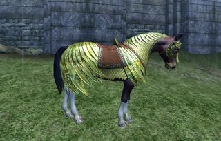 The Elder Scrolls 4: Oblivion's premium DLC horse armor (via Fandom).