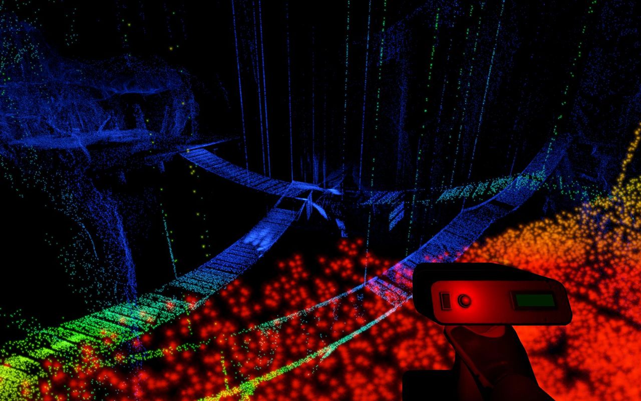 This bridge area early on is a fantastic way to introduce you to the LIDAR mechanics.