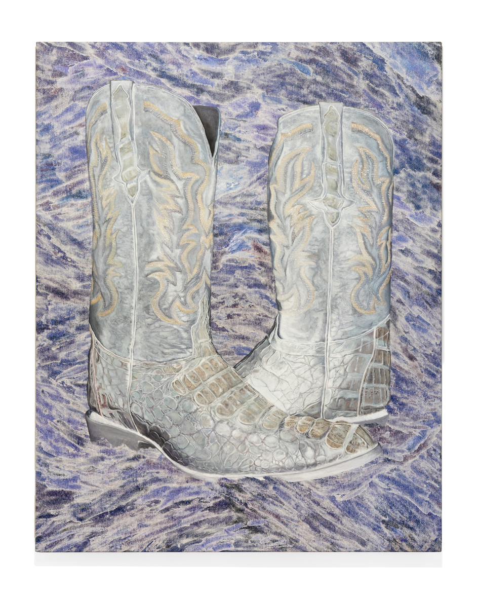 Michael Ho, A Cowboy Renaissance, artwork showing pair of cowboy boots