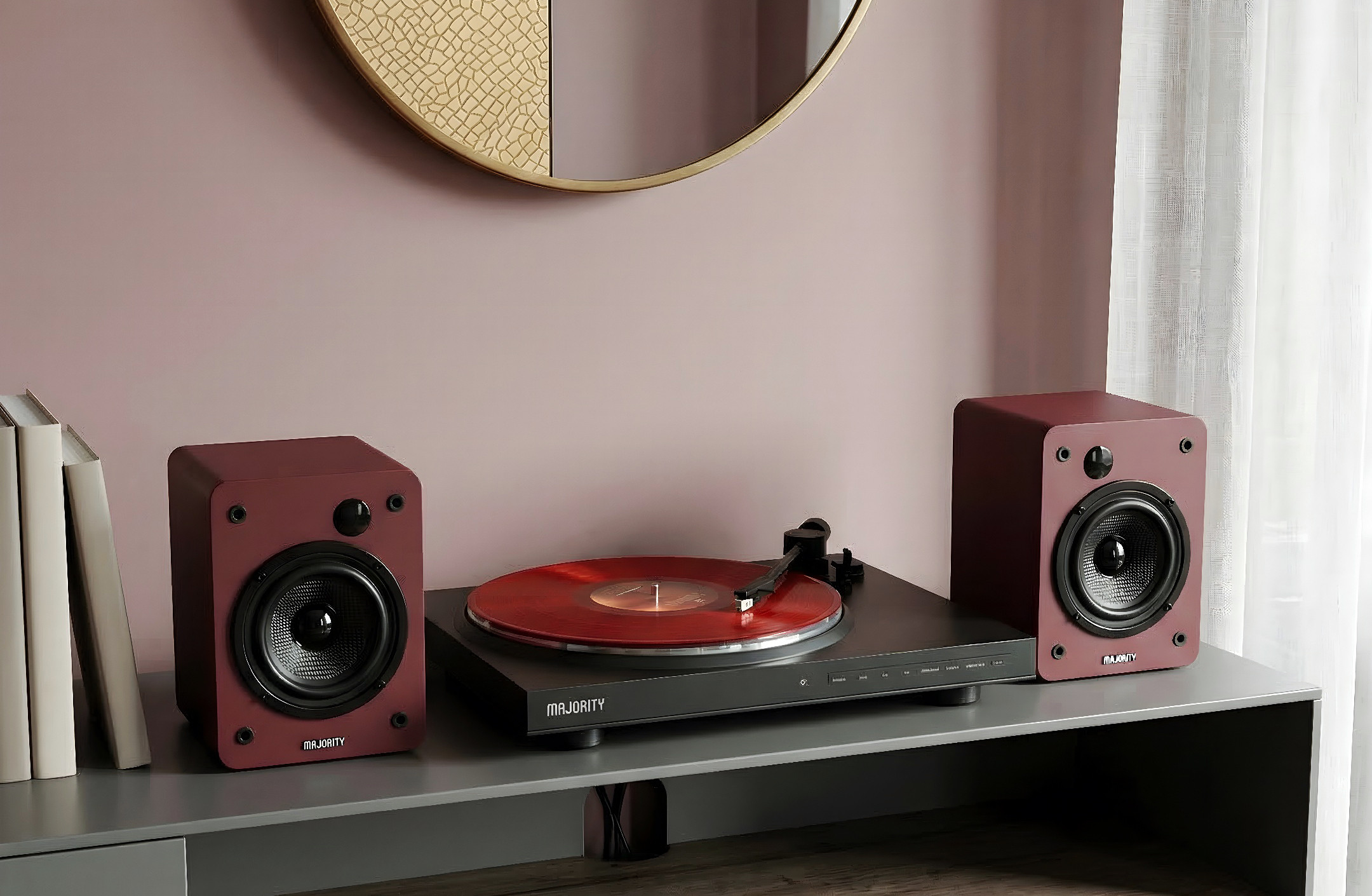 Majority D50X bookshelf speakers