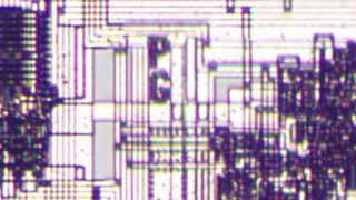 Intel 386 die close-up