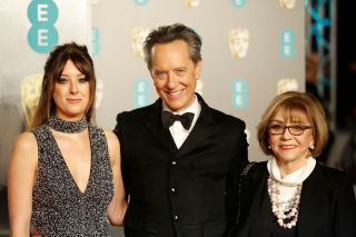 Richard E Grant and wife Joan Washington with their daughter Olivia Grant